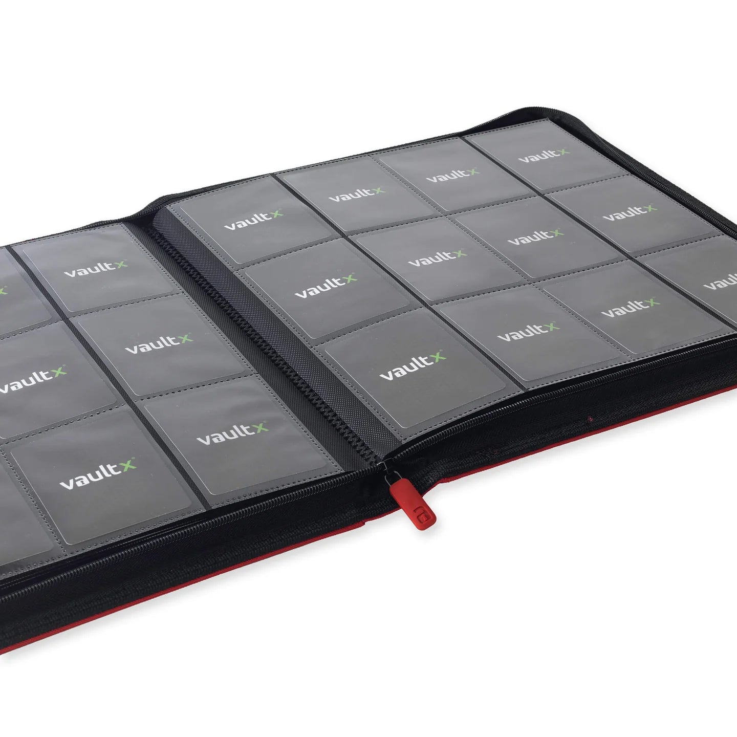VaultX EXO-TEC Zip Binder 12 Pocket (Fire Red)