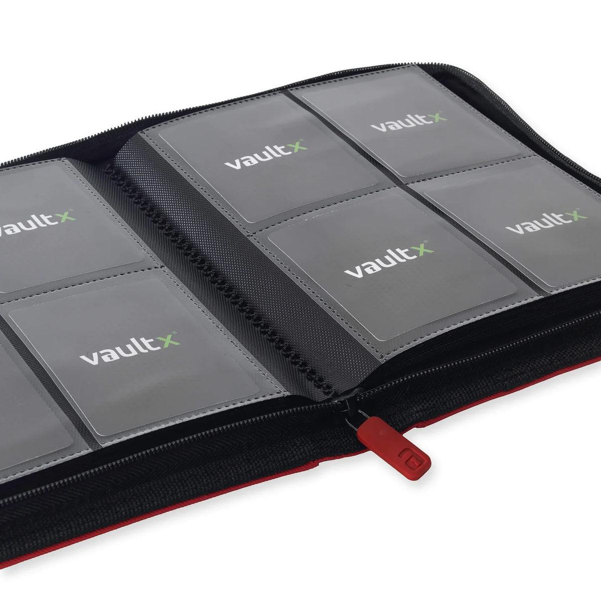 VaultX EXO-TEC Zip Binder 4 Pocket (Fire Red)