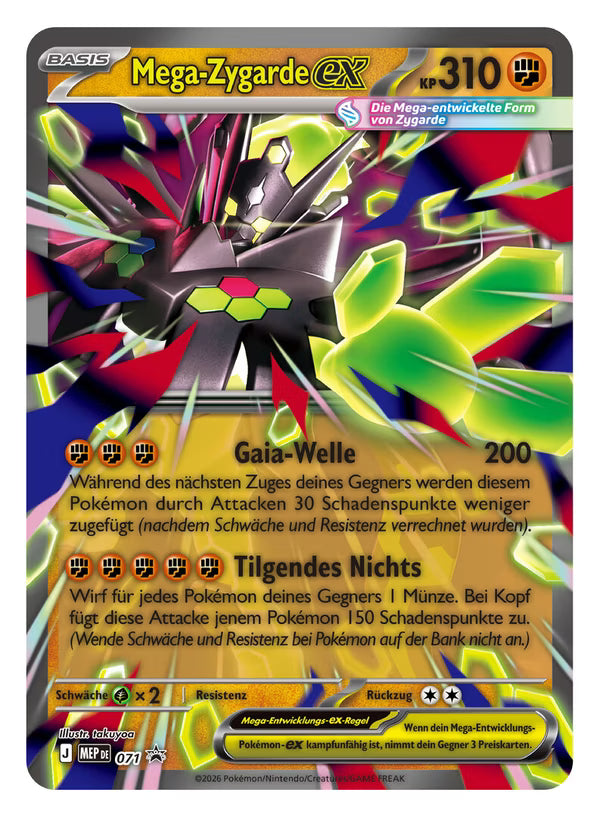 PKM Mega-Zygarde-ex Premium Kollektion (deutsch) EVT: 1. Mai 2026