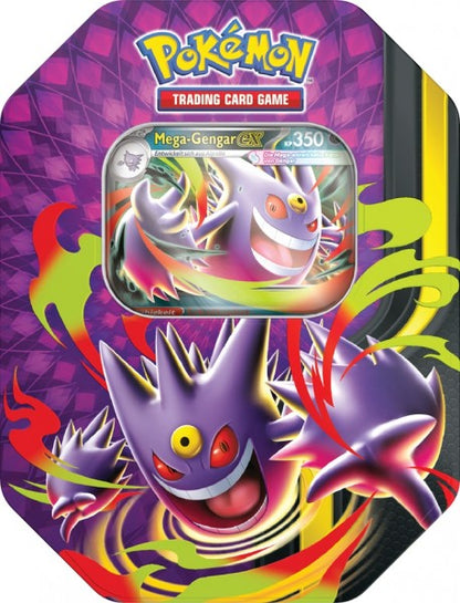 PKM Tin Box # 128 Mega-Gengar EX DE