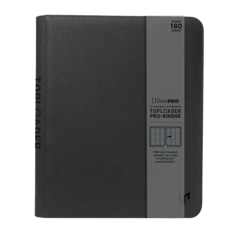 Ultra Pro: 9-Pocket Zippered Toploader - Premium PRO-Binder