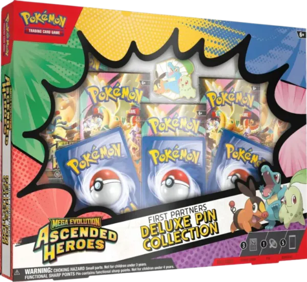 PKM Ascended Heroes (ME2.5) - First Partners Deluxe Pin Collection (EN)