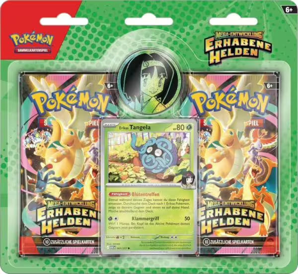PKM Erhabene Helden (ME2.5) | 2 Pack Trainer-Blister (DE)