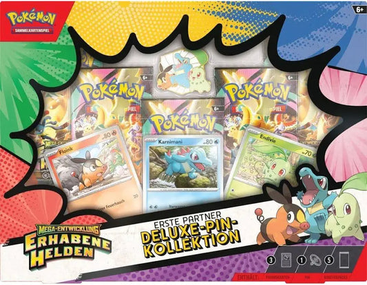 PKM ME02.5 Deluxe-Pin-Kollektion Mega-Entwicklung - Erhabene Helden - EVT 20. März 2026