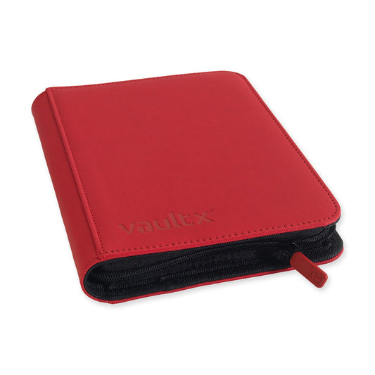 VaultX EXO-TEC Zip Binder 4 Pocket (Fire Red)