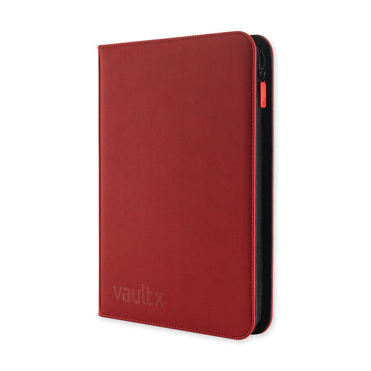 VaultX EXO-TEC Zip Binder 9 Pocket (Fire Red)