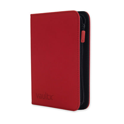VaultX EXO-TEC Zip Binder 4 Pocket (Fire Red)