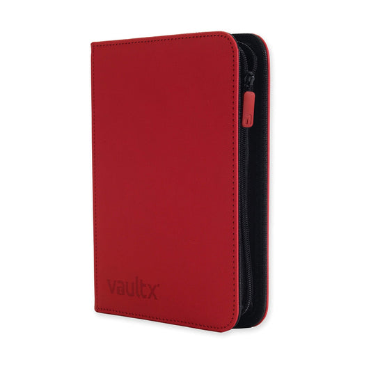 VaultX EXO-TEC Zip Binder 4 Pocket (Fire Red)