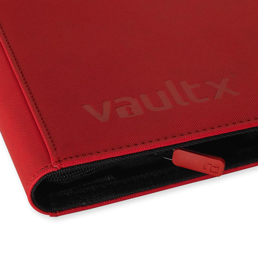 VaultX EXO-TEC Zip Binder 9 Pocket (Fire Red)