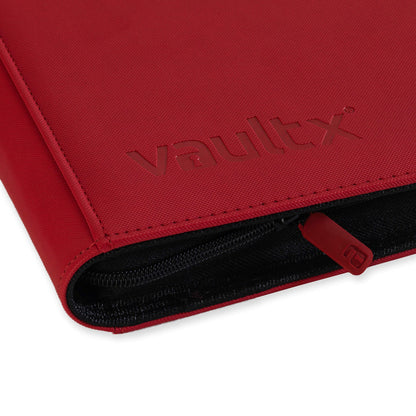 VaultX EXO-TEC Zip Binder 12 Pocket (Fire Red)