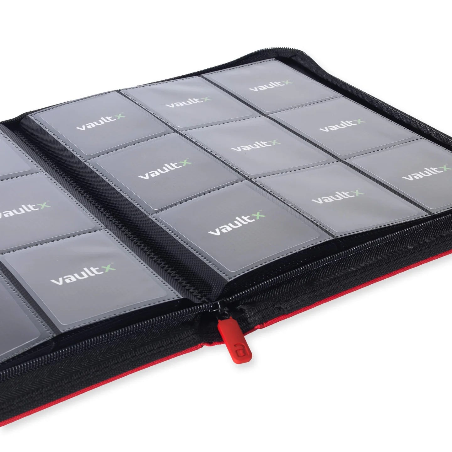 VaultX EXO-TEC Zip Binder 9 Pocket (Fire Red)