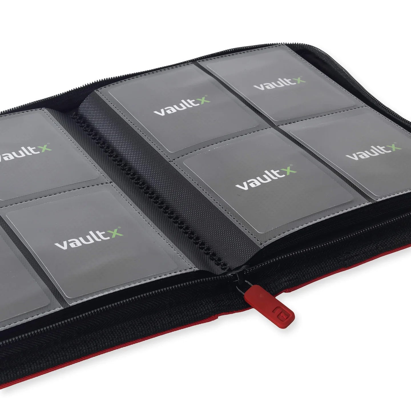 VaultX EXO-TEC Zip Binder 4 Pocket (Fire Red)