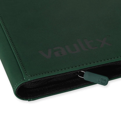 VaultX EXO-TEC Zip Binder 9 Pocket (Forest Green)