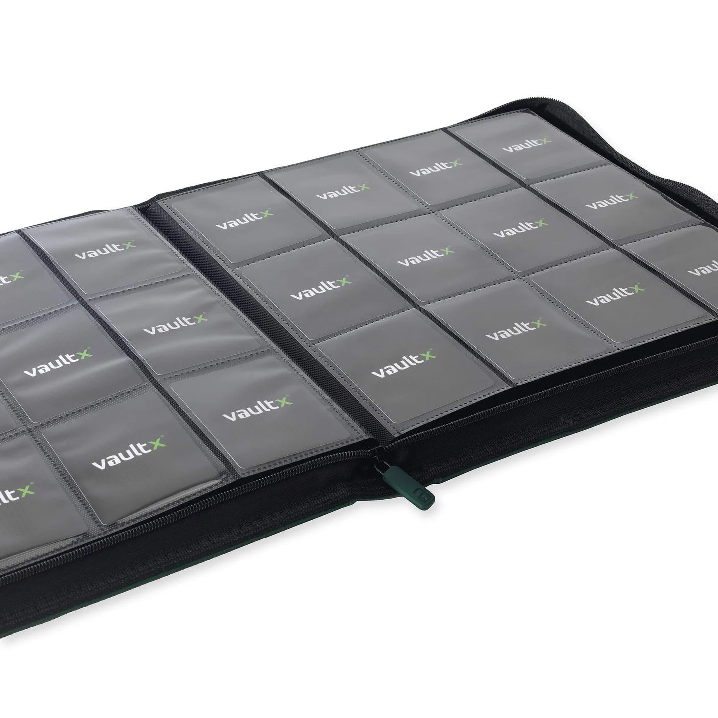 VaultX EXO-TEC Zip Binder 12 Pocket (Forest Green)