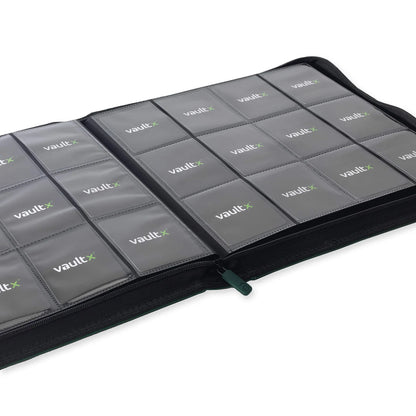 VaultX EXO-TEC Zip Binder 12 Pocket (Forest Green)