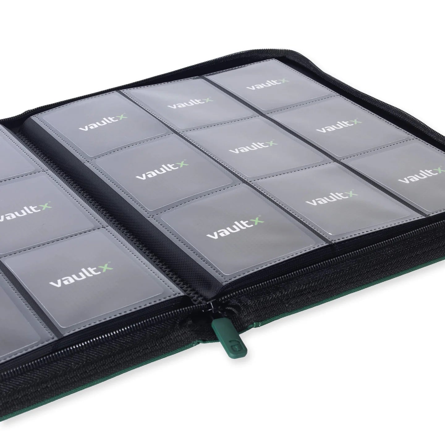 VaultX EXO-TEC Zip Binder 9 Pocket (Forest Green)