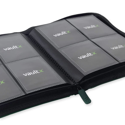 VaultX EXO-TEC Zip Binder 4 Pocket (Forest Green)