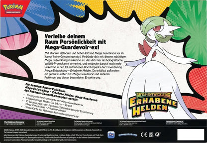 PKM ME02.5 Premium-Poster-Kollektion Mega-Entwicklung - Erhabene Helden: Mega-Lucario-ex / Mega-Gardevoir ex