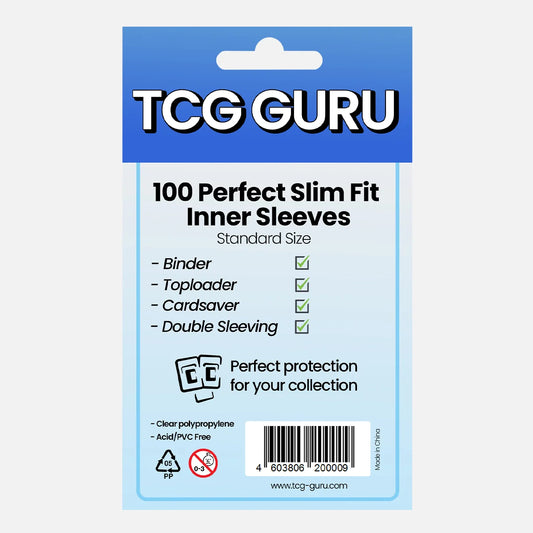 TCG Guru - 100 Perfect Slim Fit Inner Sleeves